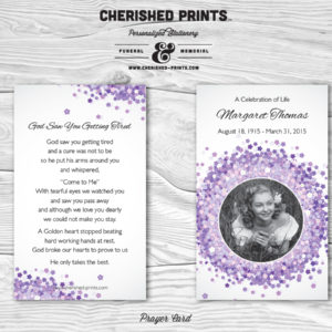 Forget-Me-Nots Prayer Cards • Cherished Prints