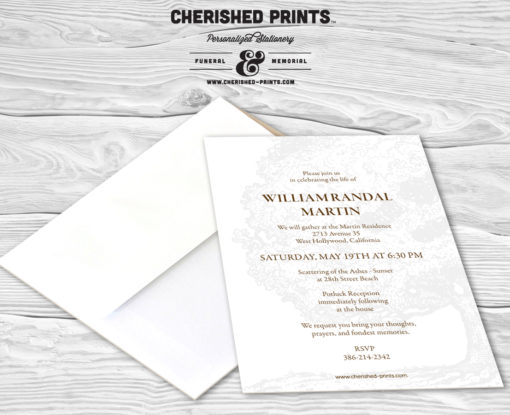 Oak Tree Invitation