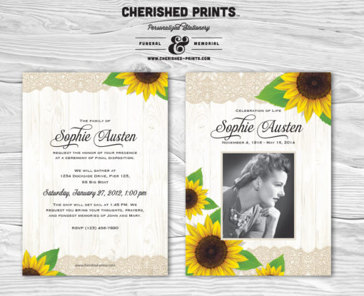 Sunflowers Invitation