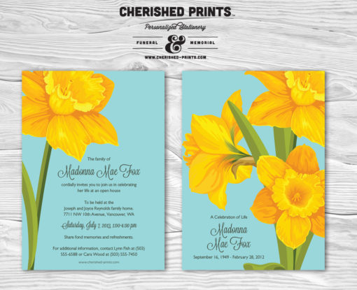 Daffodils Invitation