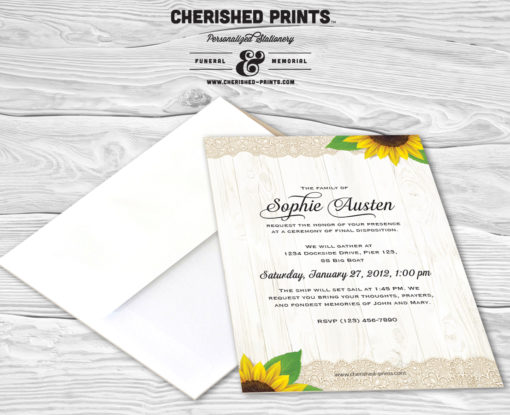 Sunflowers Invitation