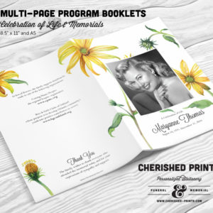 Daisies Multi-Page Program Booklet