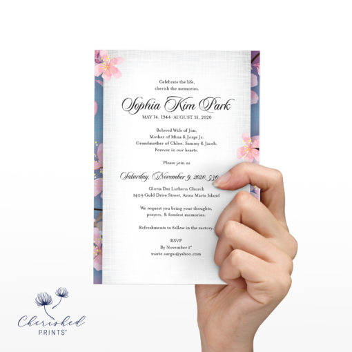 Cherry Blossom Sakura Invitation