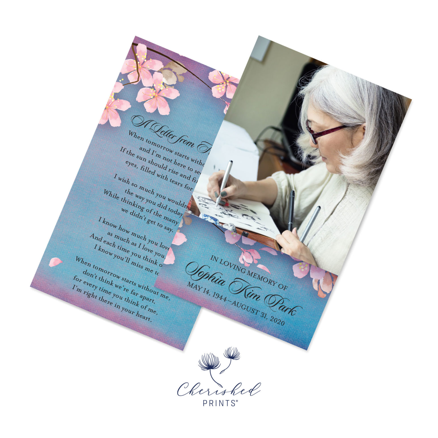 Funeral Prayer Cards & Custom Memorial Cards Design Services