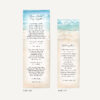 Footprints in the sand bookmark sizes